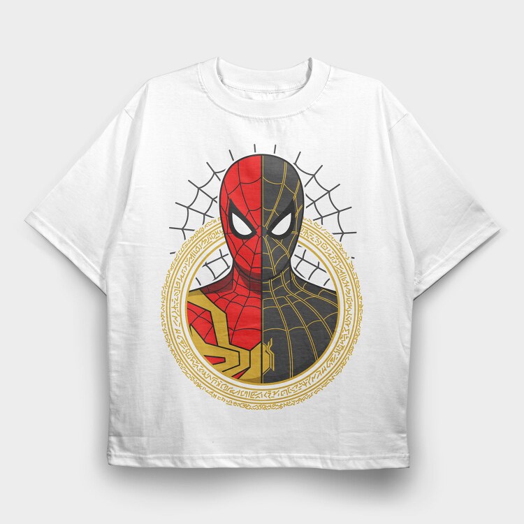 Spiderman Web Icon, Tricou Oversize Barbati (Unisex)