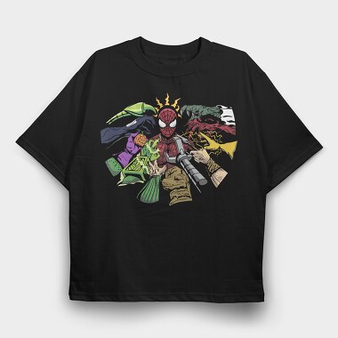 Spidermans Web, Tricou Oversize Barbati (Unisex)