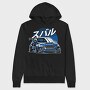 Subaru Drift Racer, Hanorac Oversize Barbati (Unisex)
