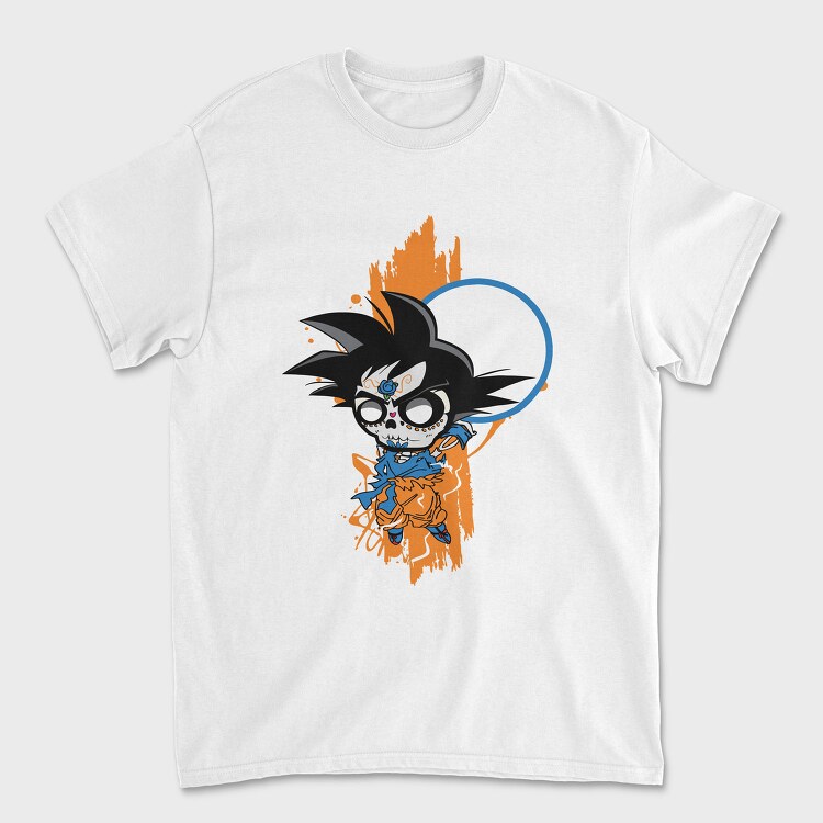 Sugar Skull Goku, Tricou Barbati (Unisex)
