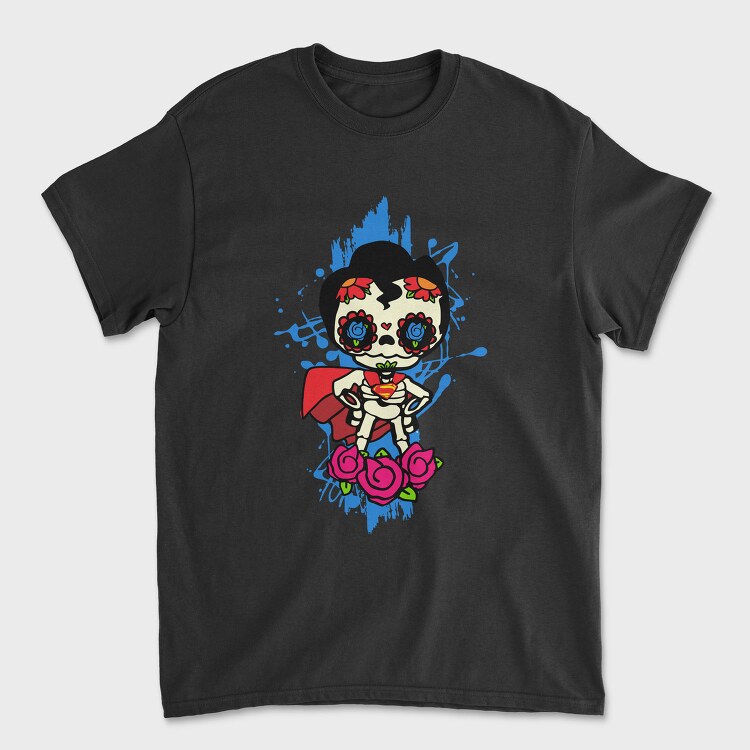 Sugar Skull Superhero, Tricou Barbati (Unisex)