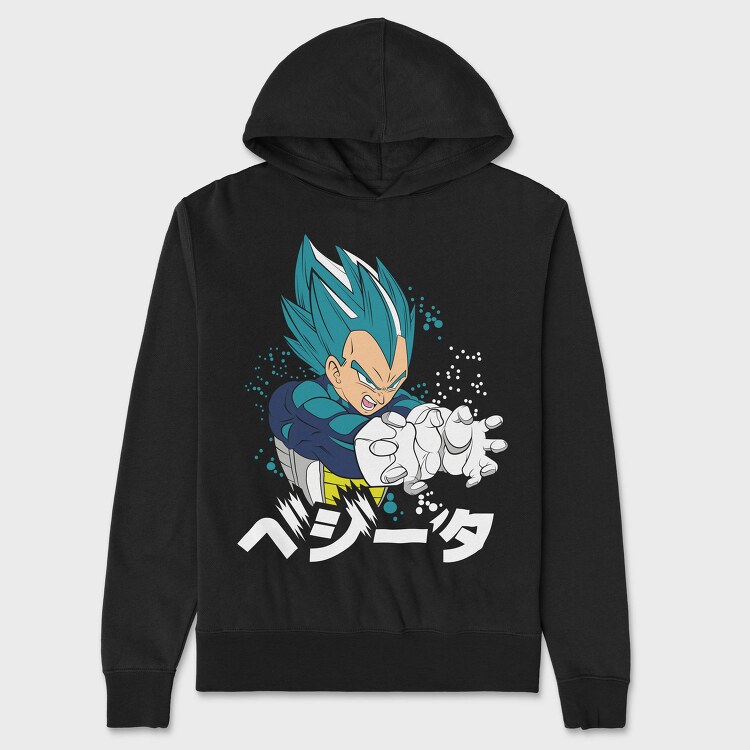 Super Saiyan Blue 1, Hanorac Oversize Barbati (Unisex)