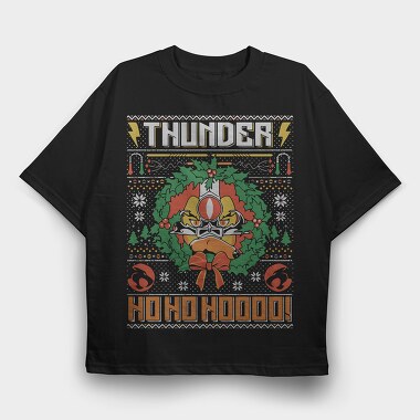 Thunder Ho Ho Ho, Tricou Oversize Barbati (Unisex)
