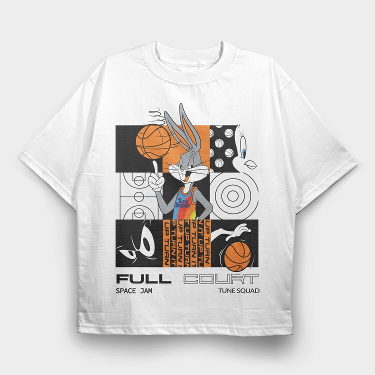 Tune Squad Upturn 1, Tricou Oversize Barbati (Unisex)