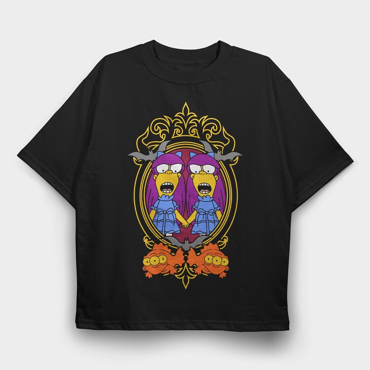 Twins Crown, Tricou Oversize Barbati (Unisex)