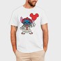 Stitch Clown Balloon, Tricou Barbati (Unisex)