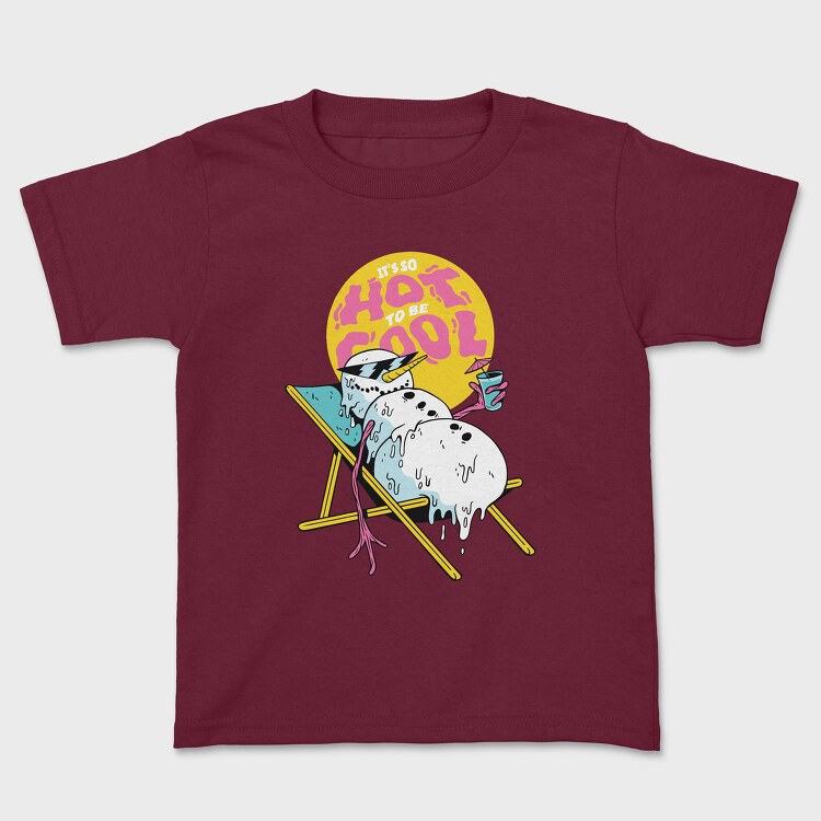 Snowman Sun Quote, Tricou Copii