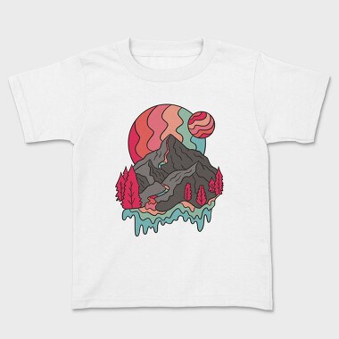 Mountain Rainbow Planets, Tricou Copii