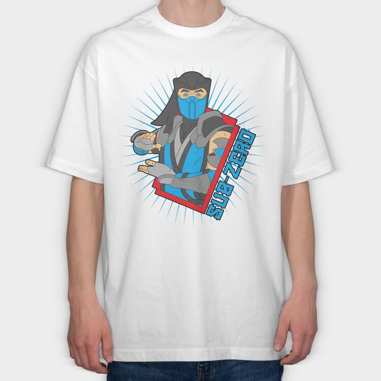 Sub Zero Ninja, Tricou Oversize Barbati (Unisex)