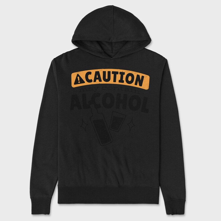 Caution May Contain Alcohol, Hanorac Oversize Barbati (Unisex)