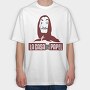La Casa De Papel Mask, Tricou Oversize Barbati (Unisex)
