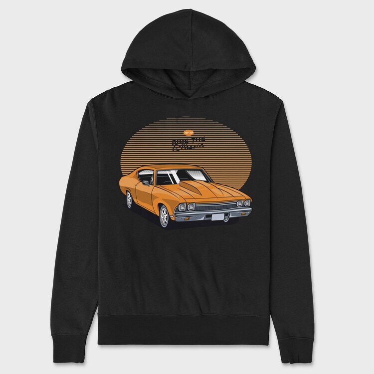 1968 Chevrolet Chevelle SS396 Hardtop Coupe, Hanorac Oversize Barbati (Unisex)