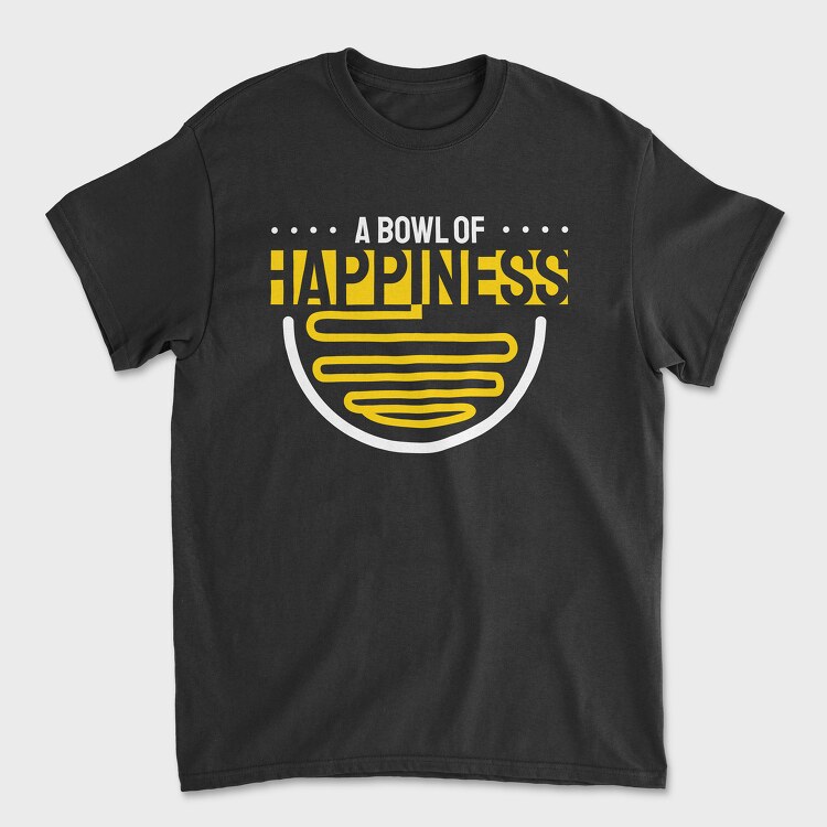 A Bowl of Happiness, Tricou Barbati (Unisex)