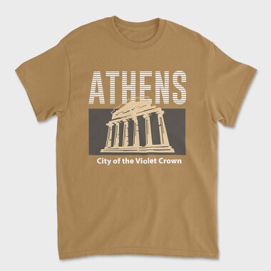 Athens, Tricou Barbati (Unisex)