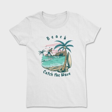 Beach Catch the Wave, Tricou Femei