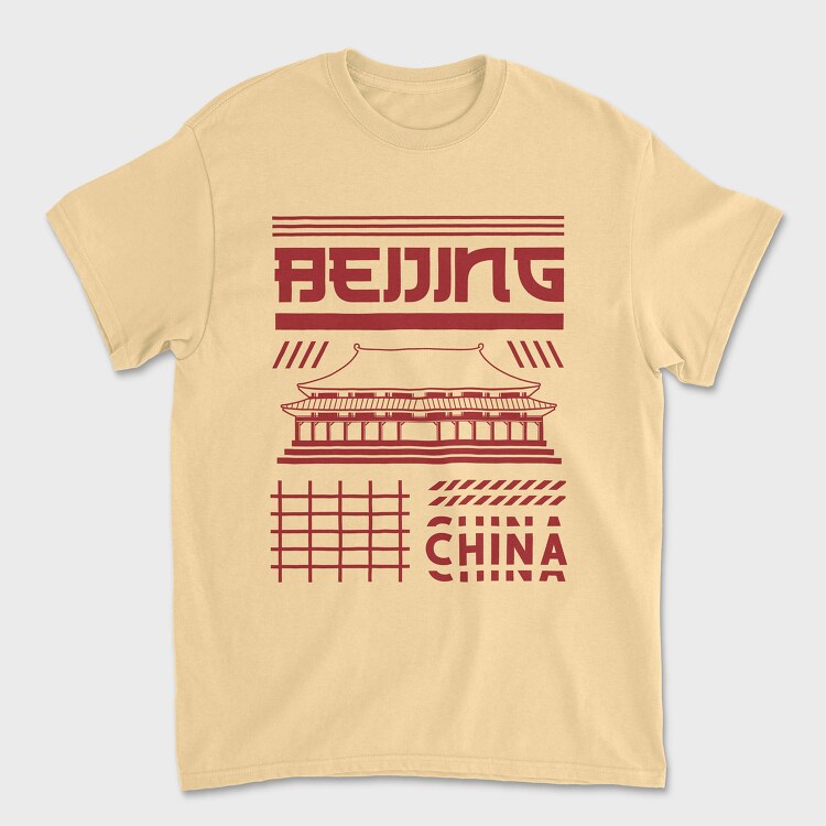 Beijing, Tricou Barbati (Unisex)