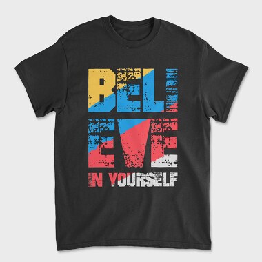 Believe in Yourself, Tricou Barbati (Unisex)