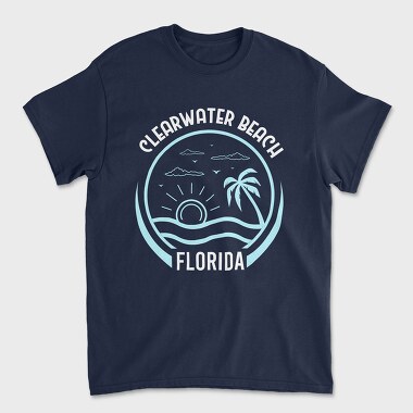 Clearwater Beach, Tricou Barbati (Unisex)