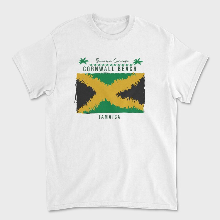 Cornwall Beach, Tricou Barbati (Unisex)