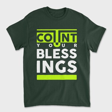 Count Your Bless, Tricou Barbati (Unisex)