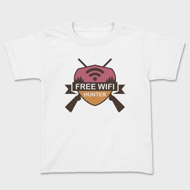 Free Wifi Hunter, Tricou Copii