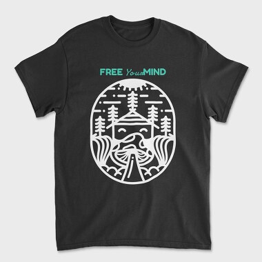 Free Your Mind, Tricou Barbati (Unisex)