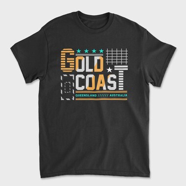 Gold Coast, Tricou Barbati (Unisex)