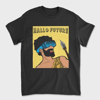 Hallo Future, Tricou Barbati (Unisex)