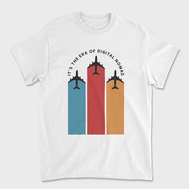 Its the Era of Digital Nomad, Tricou Barbati (Unisex)