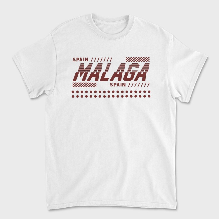 Malaga, Tricou Barbati (Unisex)