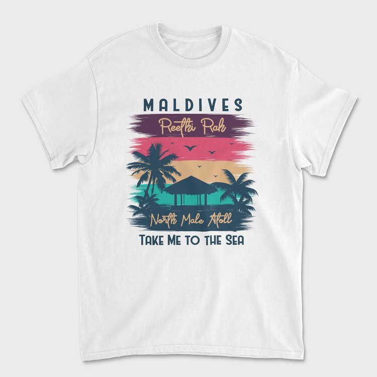 Maldives Reethi Rah, Tricou Barbati (Unisex)