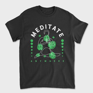 Meditate Anywhere, Tricou Barbati (Unisex)