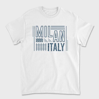 Milan, Tricou Barbati (Unisex)