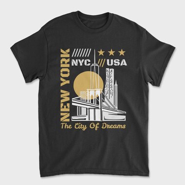 New York, Tricou Barbati (Unisex)