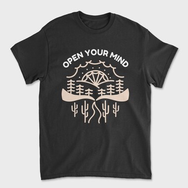 Open Your Mind, Tricou Barbati (Unisex)