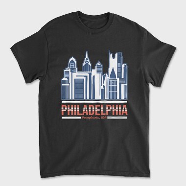 Philadelphia, Tricou Barbati (Unisex)