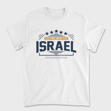 Tel Aviv, Tricou Barbati (Unisex)