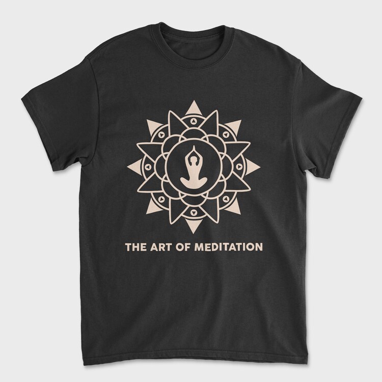 The Art of Meditation, Tricou Barbati (Unisex)