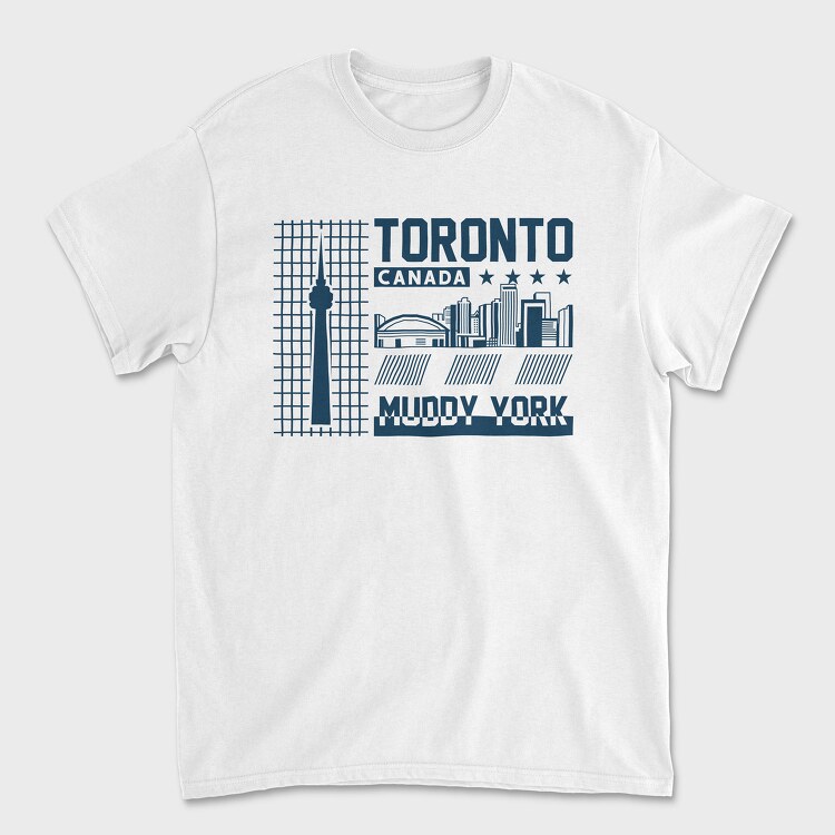 Toronto, Tricou Barbati (Unisex)