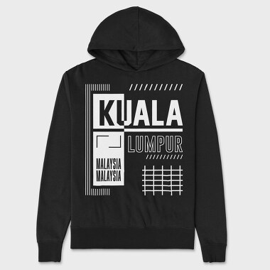 Kuala Lumpur, Hanorac Oversize Barbati (Unisex)