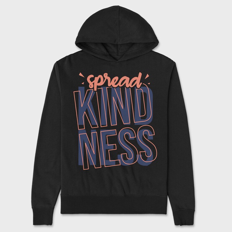 Spread Kindness, Hanorac Oversize Barbati (Unisex)