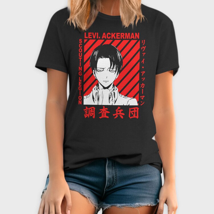 Levi Ackerman Scouting Legion, Tricou Barbati (Unisex)