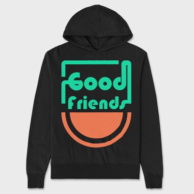 Good Friends, Hanorac Oversize Barbati (Unisex)