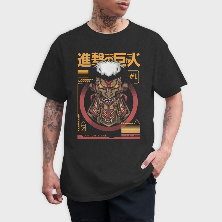 Attack On Titan Armor, Tricou Barbati (Unisex)