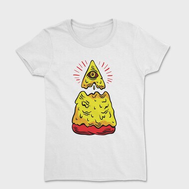 Tricou Femei, Illuminati Pizza