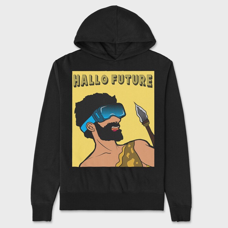 Hallo Future, Hanorac Oversize Barbati (Unisex)