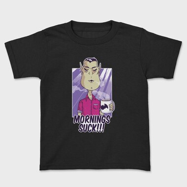 Tricou Copii, Mornings Suck Vampire