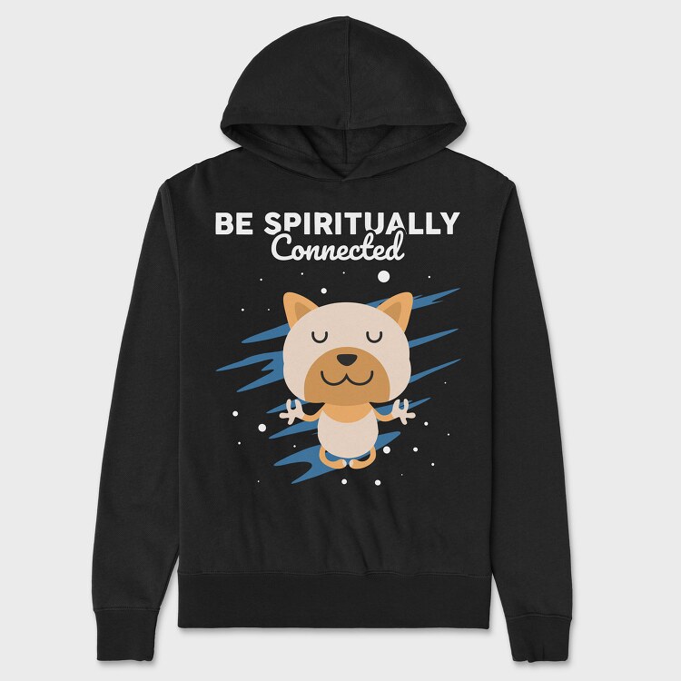 Be Spiritually Connected, Hanorac Oversize Barbati (Unisex)