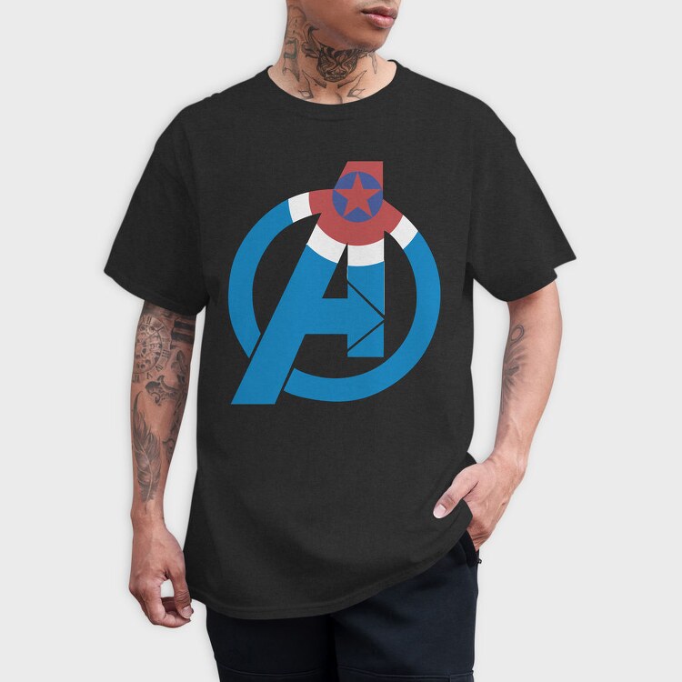Avengers Shield 1, Tricou Barbati (Unisex)
