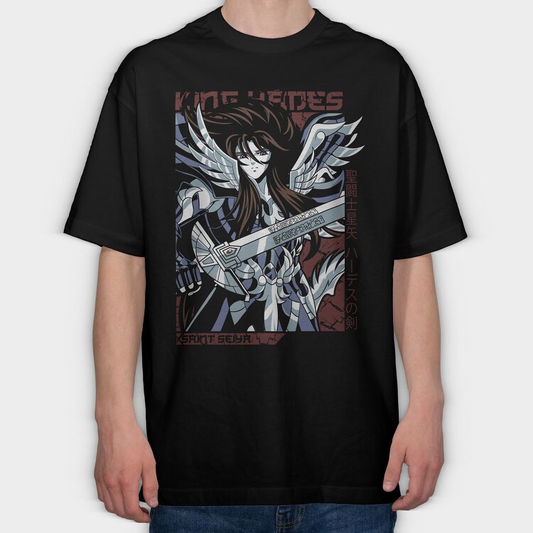 Knight Of Hades, Tricou Oversize Barbati (Unisex)